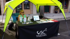 VSC Volunteers doing tabling outreach. 