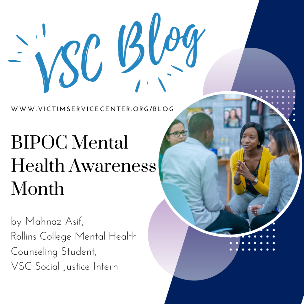 Talking about mental health in BIPOC communities is important to bring awareness to the mental health struggles of BIPOC communities, know where we need to improve services, and how we can support those who need mental health interventions.