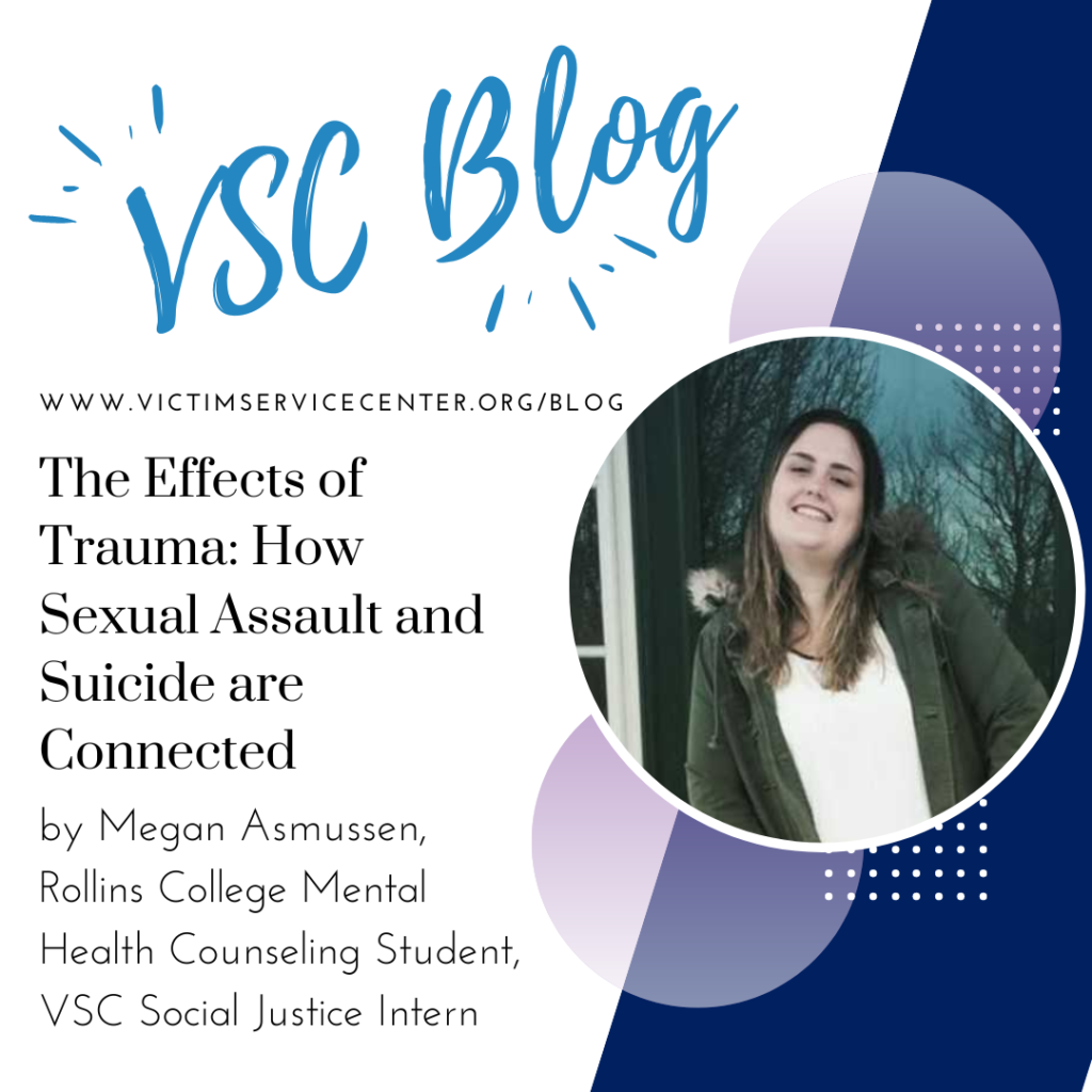 Learn how sexual assault and suicide are connected and how thoughts of suicide impact victims and their loved ones.